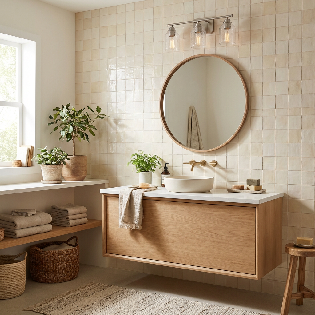 22 Inch Renata Modern Brush Nickel 3-Light Mirror Vanity Light