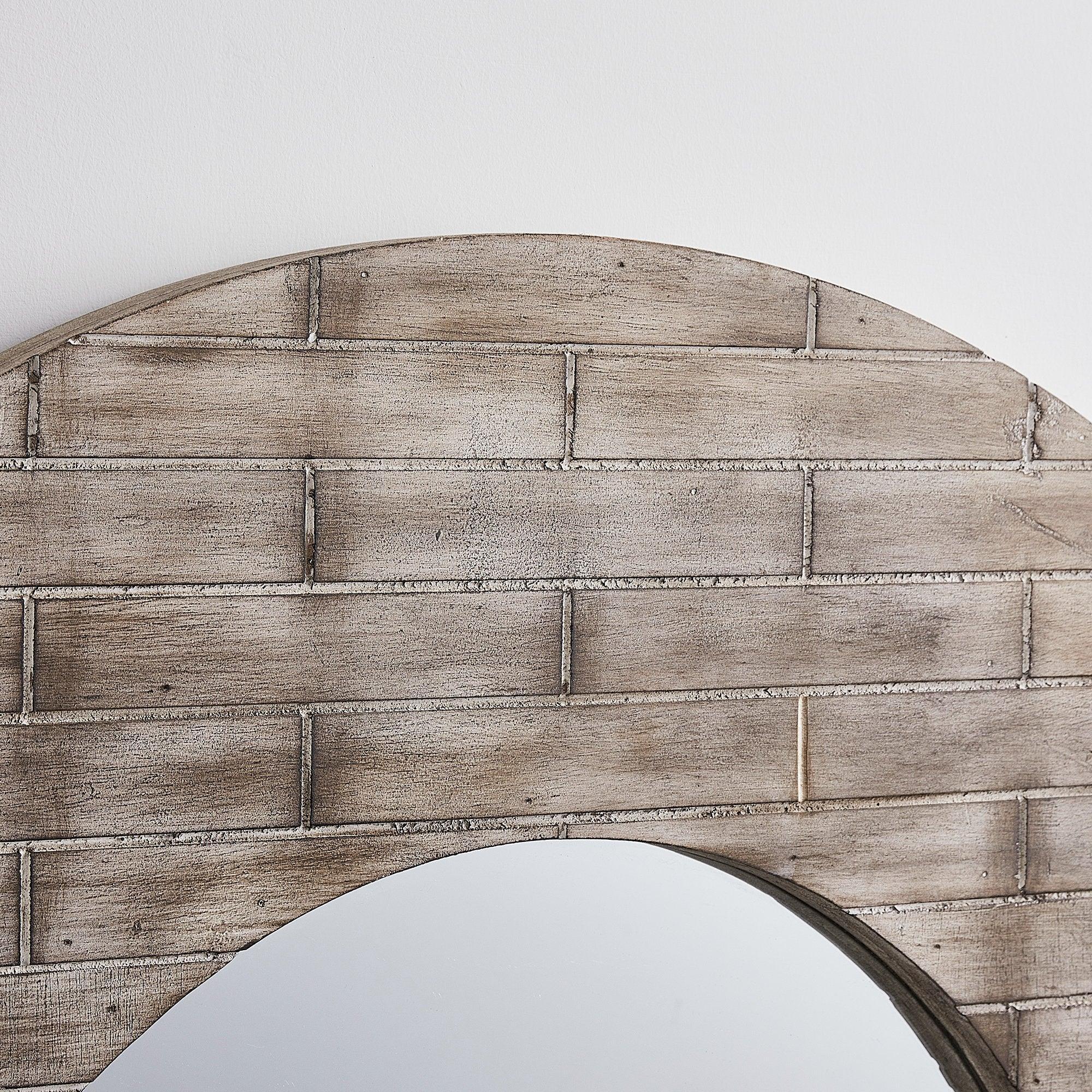 Traditional Round Mirror Vintage Wall Decoration - ParrotUncle