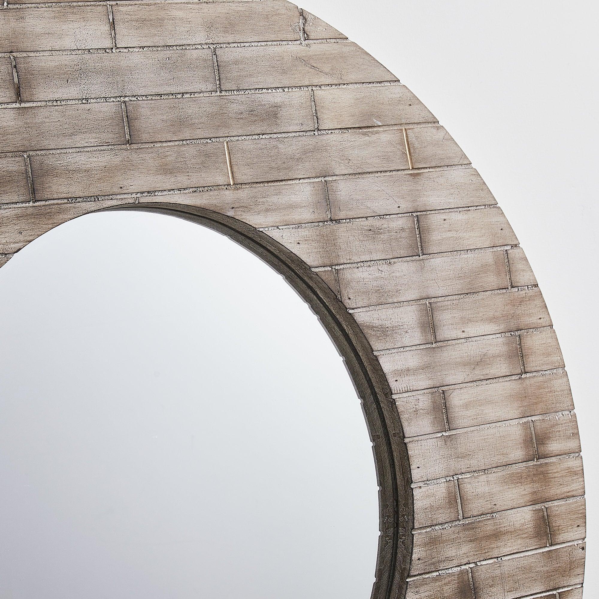 Traditional Round Mirror Vintage Wall Decoration - ParrotUncle
