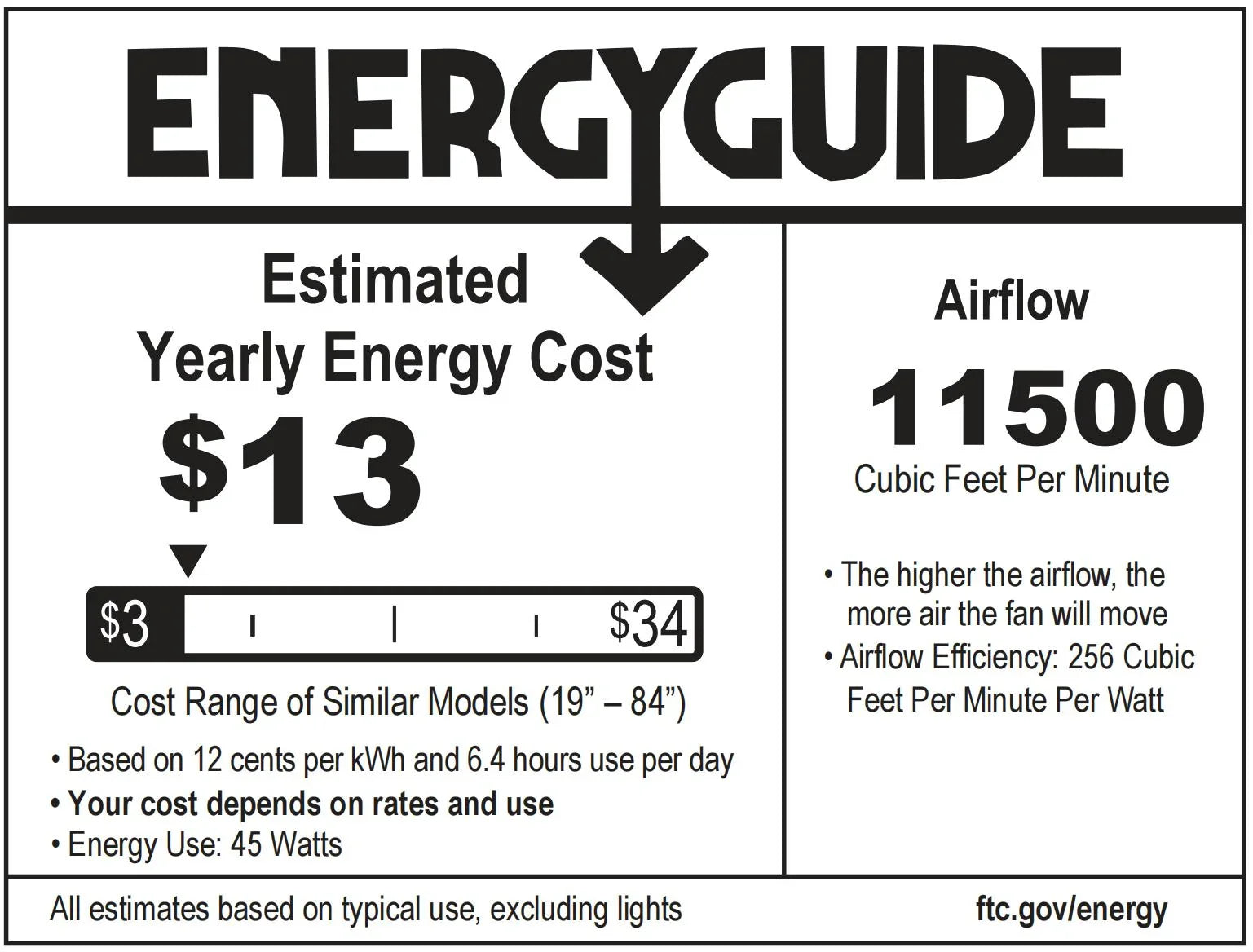 84 Inch 100 Inch Silent Storm Extra Large Ceiling Fan with Remote Control