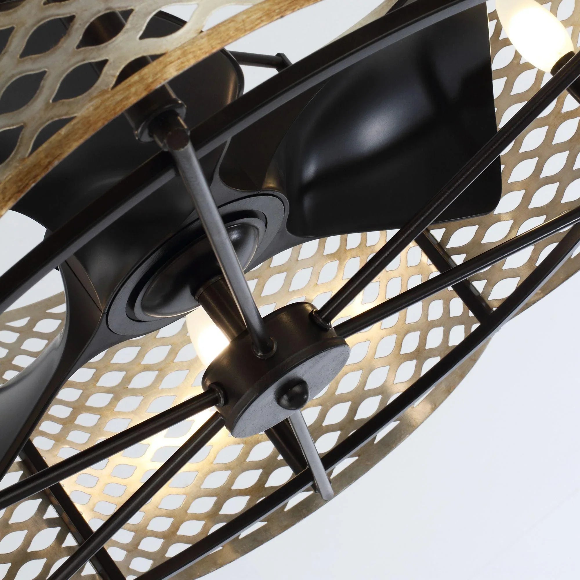 31" Linda Farmhouse DC Motor Downrod Mount Reversible Ceiling Fan with Lighting and Remote Control - ParrotUncle