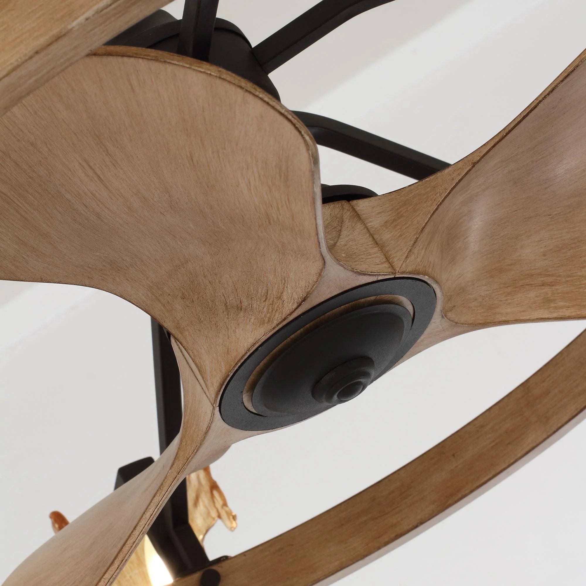 34" Bucholz Farmhouse DC Motor Downrod Mount Reversible Ceiling Fan with Lighting and Remote Control - ParrotUncle