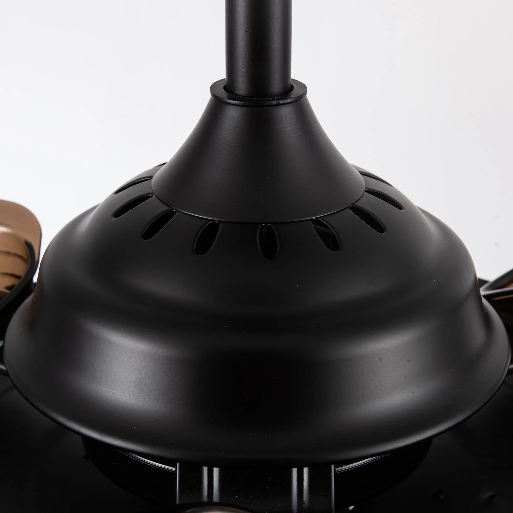 36" Bangaiore Modern Downrod Mount Crystal Ceiling Fan with Lighting and Remote Control - ParrotUncle