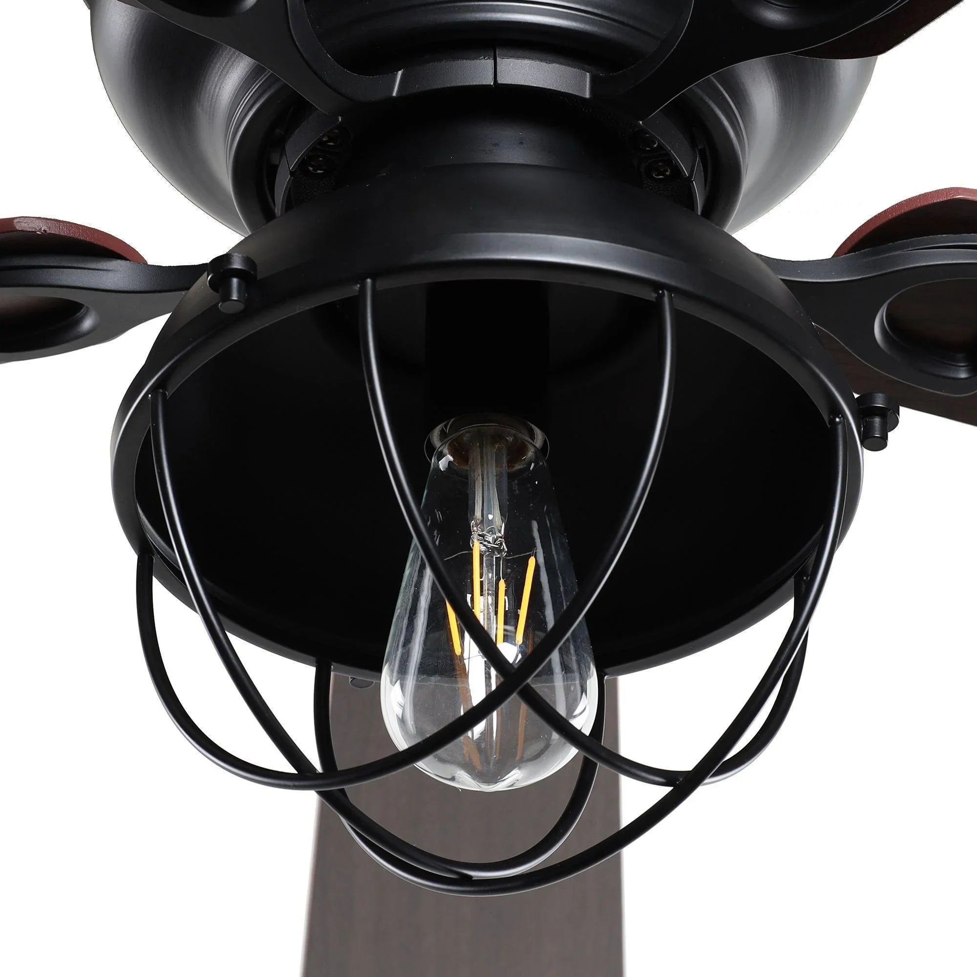 42" Traditional Flush Mount Reversible Ceiling Fan with Lighting and Remote Control - ParrotUncle