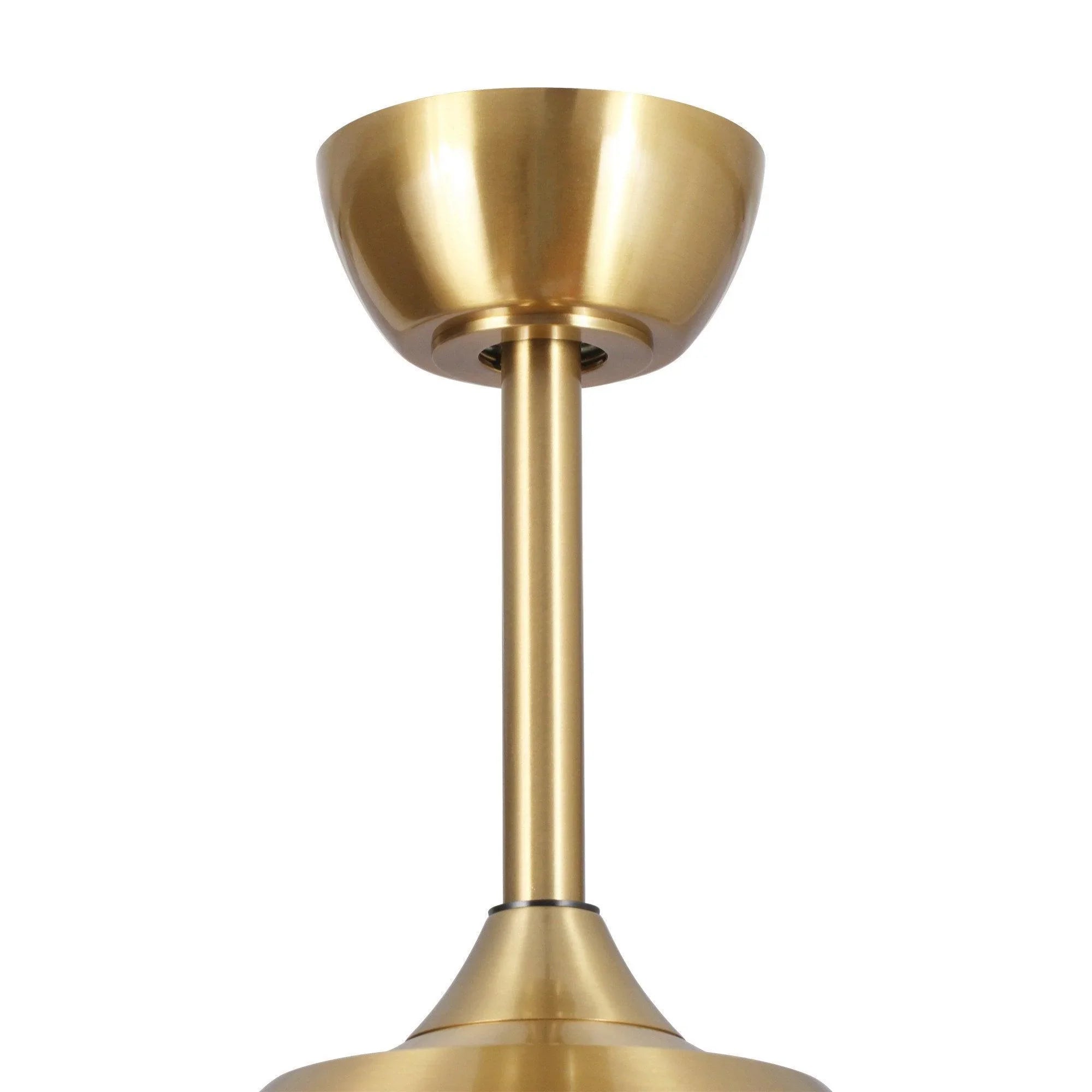 52" Cochin Industrial Downrod Mount Reversible Crystal Ceiling Fan with Lighting and Remote Control - ParrotUncle