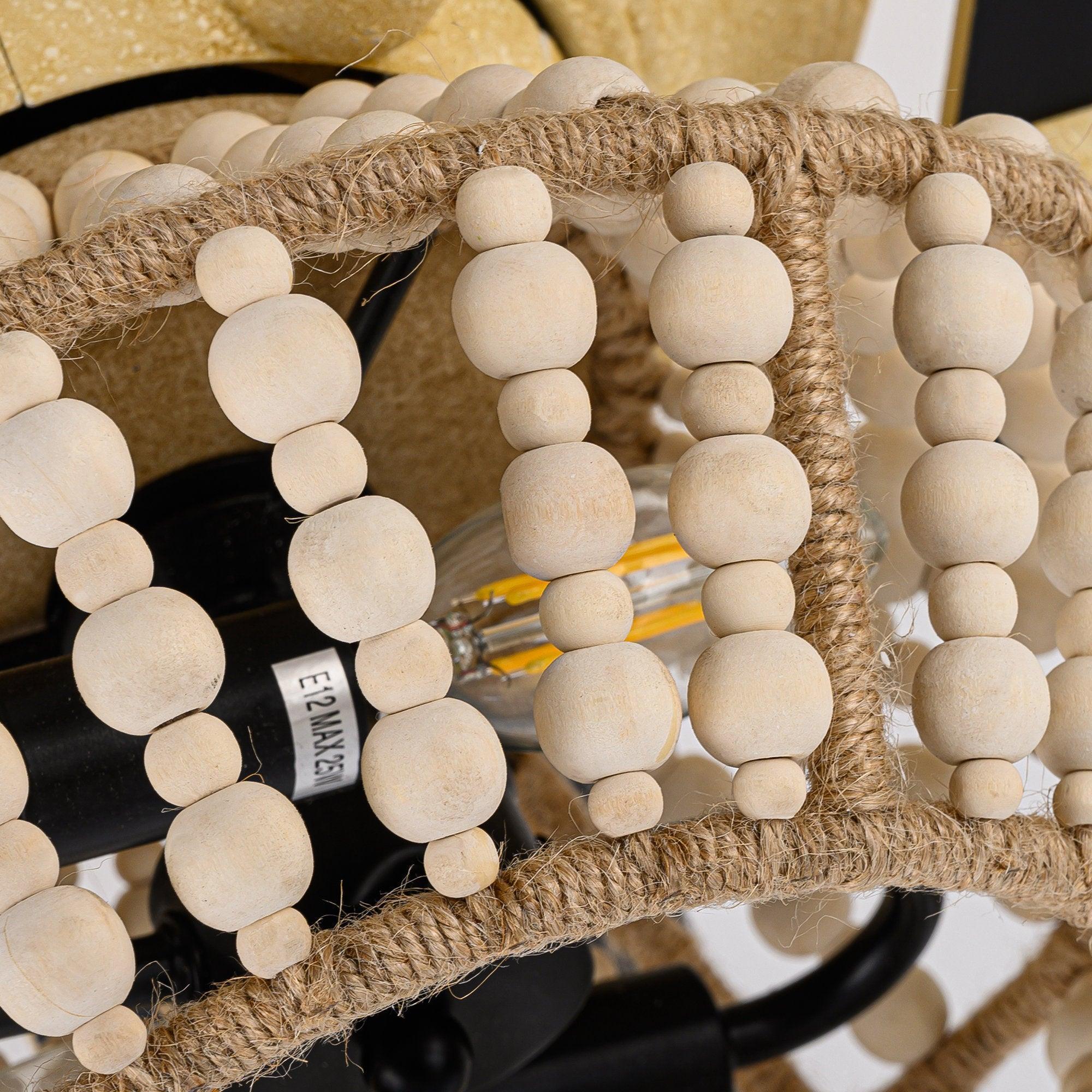 52" Pune Farmhouse Downrod Mount Reversible Ceiling Fan with Lighting and Remote Control - ParrotUncle