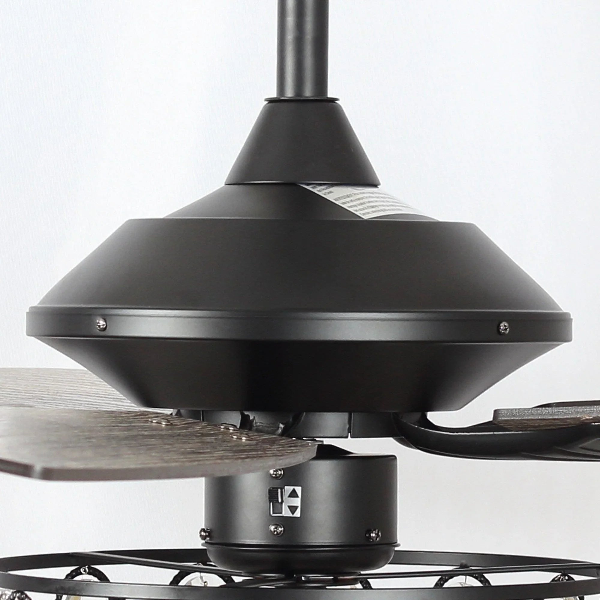 52" Tibuh Modern Downrod Mount Reversible Crystal Ceiling Fan with Lighting and Remote Control - ParrotUncle