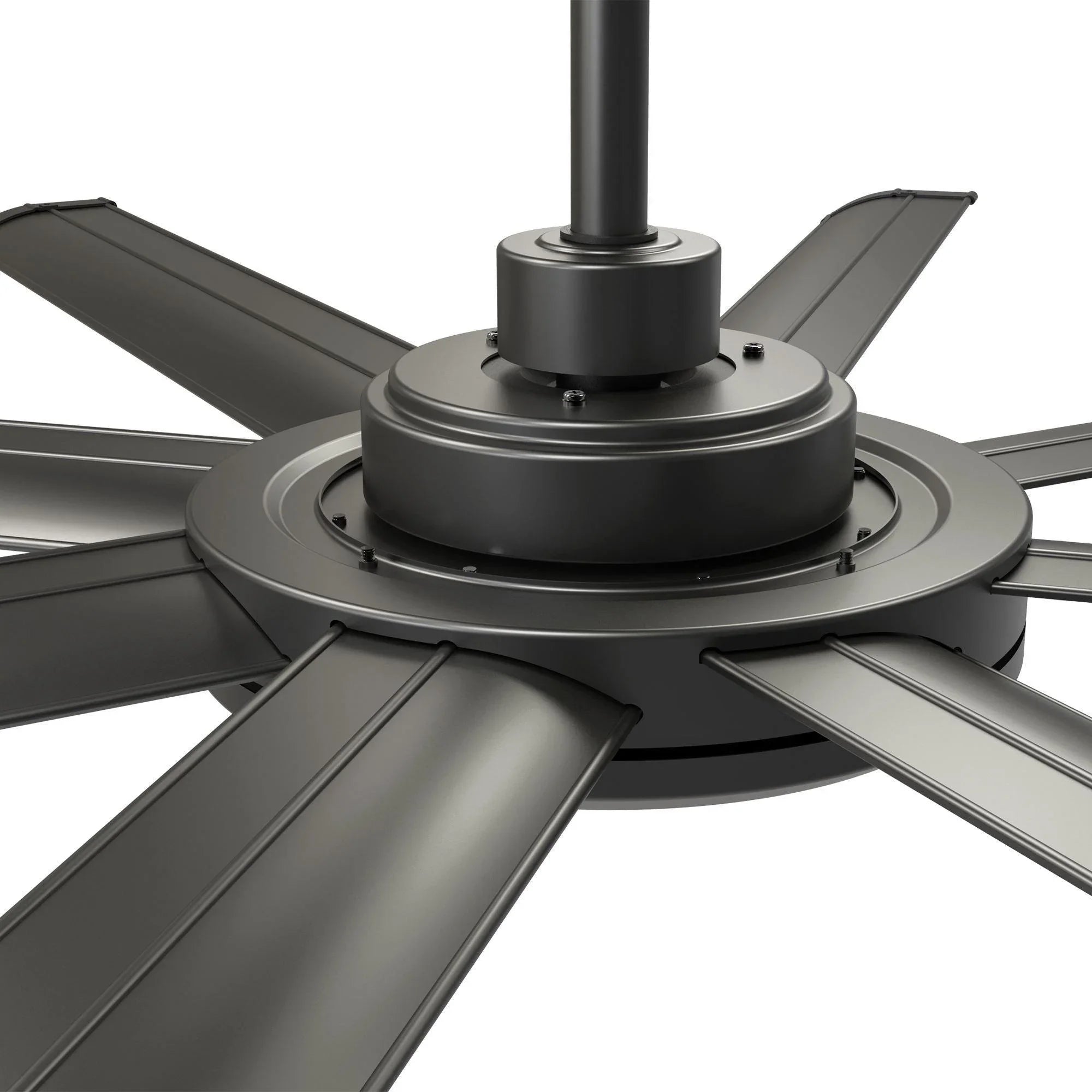 60" Modern DC Motor Downrod Mount Ceiling Fan with Lighting and Remote Control - ParrotUncle
