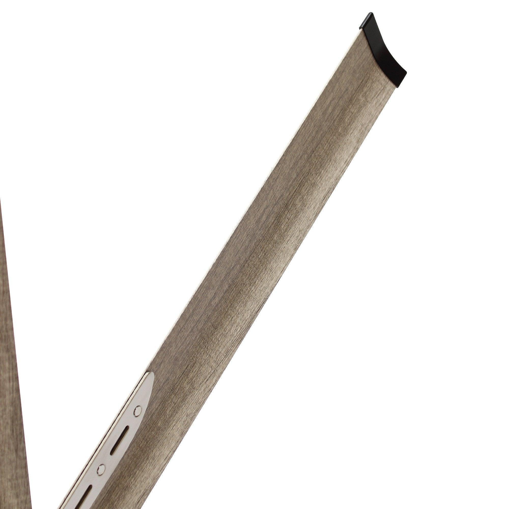 65" Modern Brushed Nickel DC Motor Downrod Mount Reversible Ceiling Fan with Lighting and Remote Control - ParrotUncle