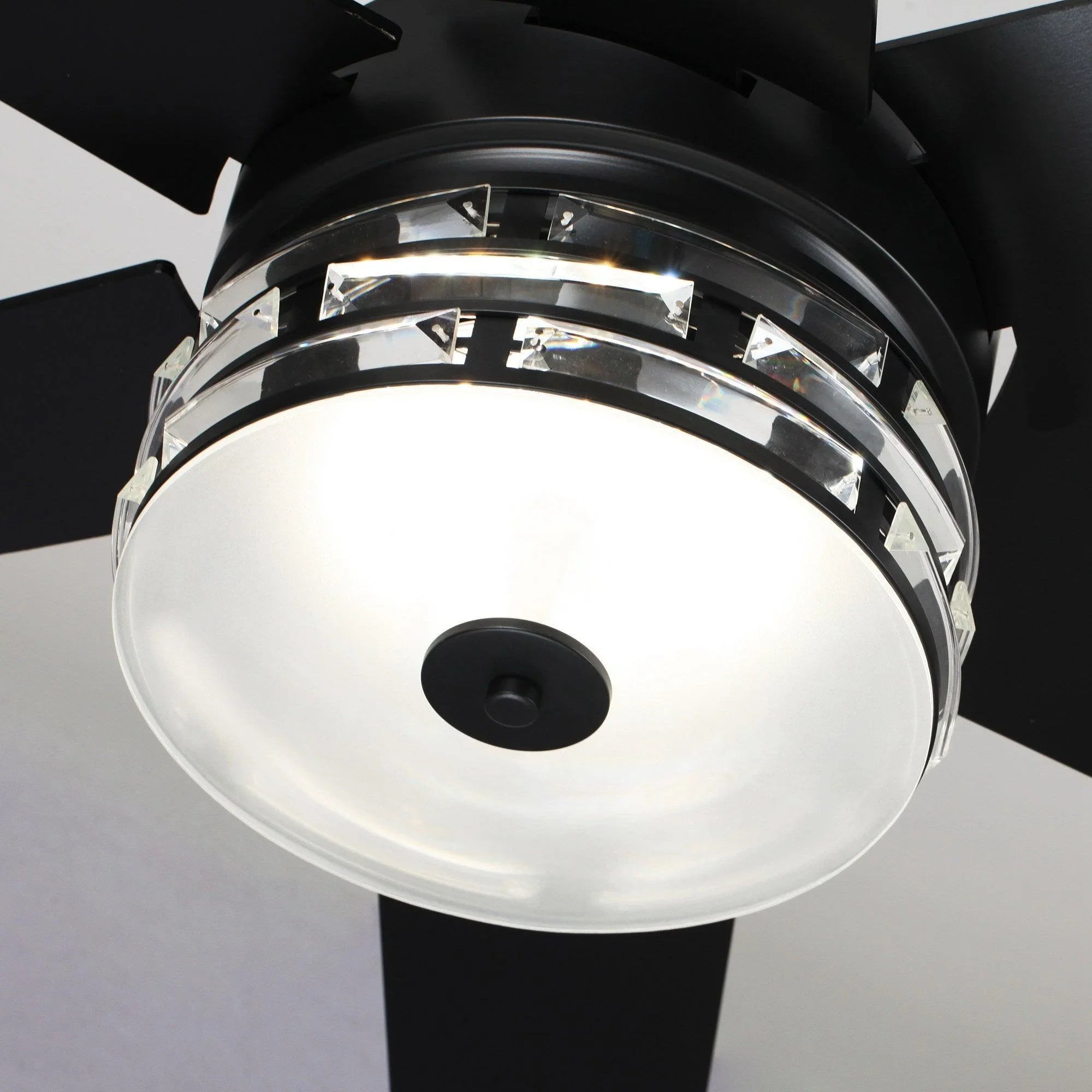 70" Modern DC Motor Downrod Mount Reversible Ceiling Fan with Lighting and Remote Control - ParrotUncle