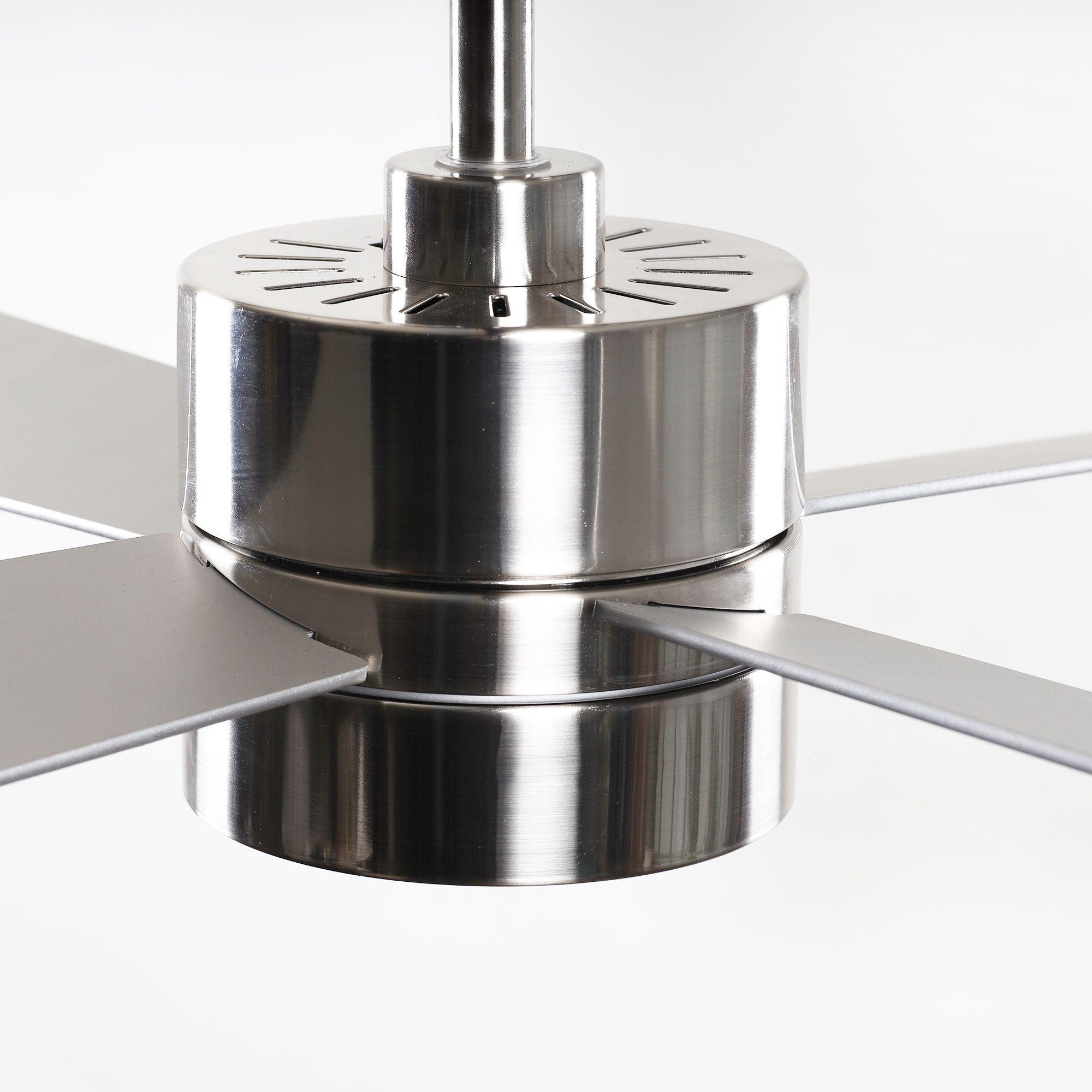 Parrot Uncle 52" Bucholz Industrial Downrod Mount Reversible Ceiling Fans with Integrated Lights and Remote Control - ParrotUncle