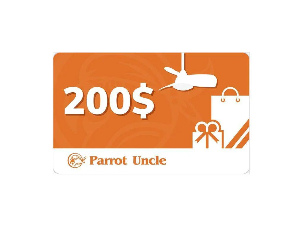 Parrot Uncle Gift Cards - ParrotUncle