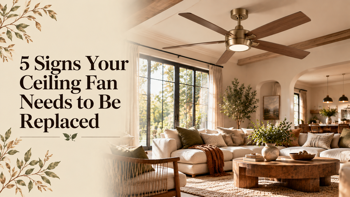 5 Signs Your Ceiling Fan Needs to Be Replaced