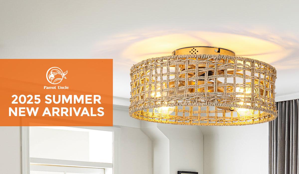 Summer New Arrivals: Cool & Stylish Ceiling Fan  and Lights for 2025!