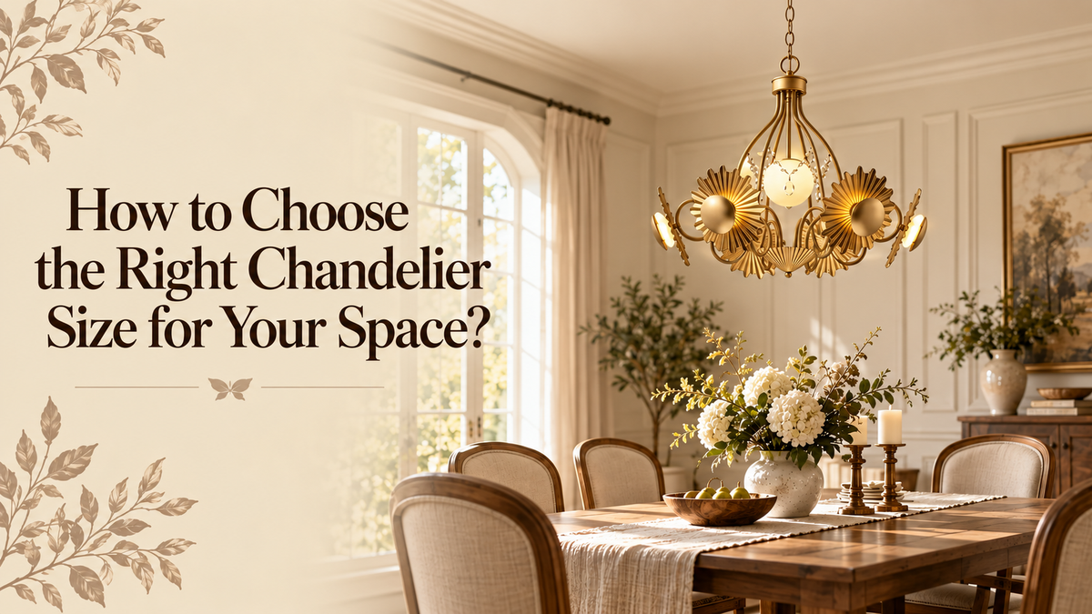 How to Choose the Right Chandelier Size for Your Space？