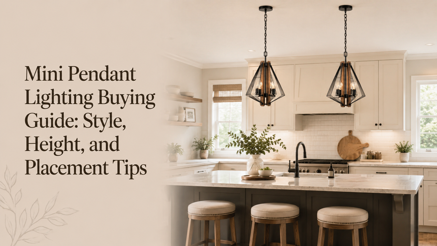 Mini Pendant Lighting Buying Guide: Style, Height, and Placement Tips -Parrot Uncle