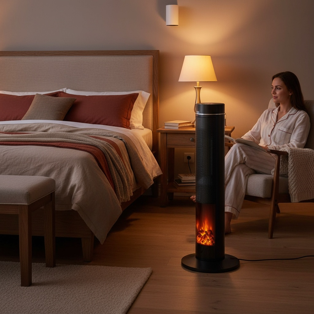 1500W Electric Space Heaters with Digital LED Display Remote Control