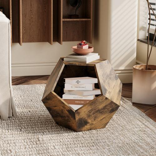Mueble moderno para mascotas de 25,98 pulgadas, transportador de gatos, mesa auxiliar de sofá, macetero de MDF, mueble multifuncional, zumaque birmano