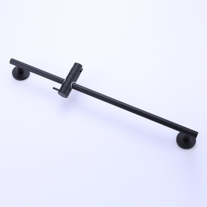 1-Handle Waterfall Shower Faucet in Matte Black - ParrotUncle