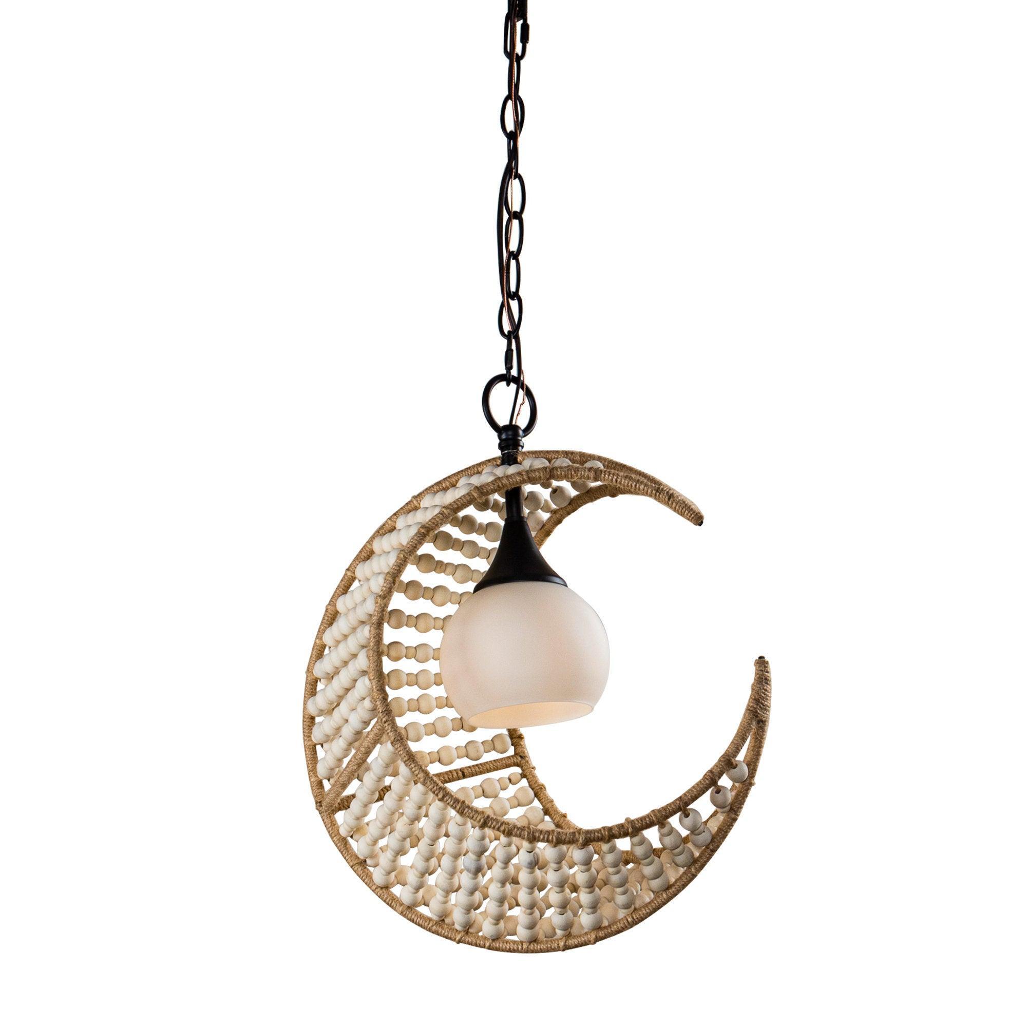 1-Light Farmhouse Boho Pendant Lighting - ParrotUncle