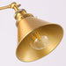 1-Light Rhem Brass Wall Sconce Light - ParrotUncle