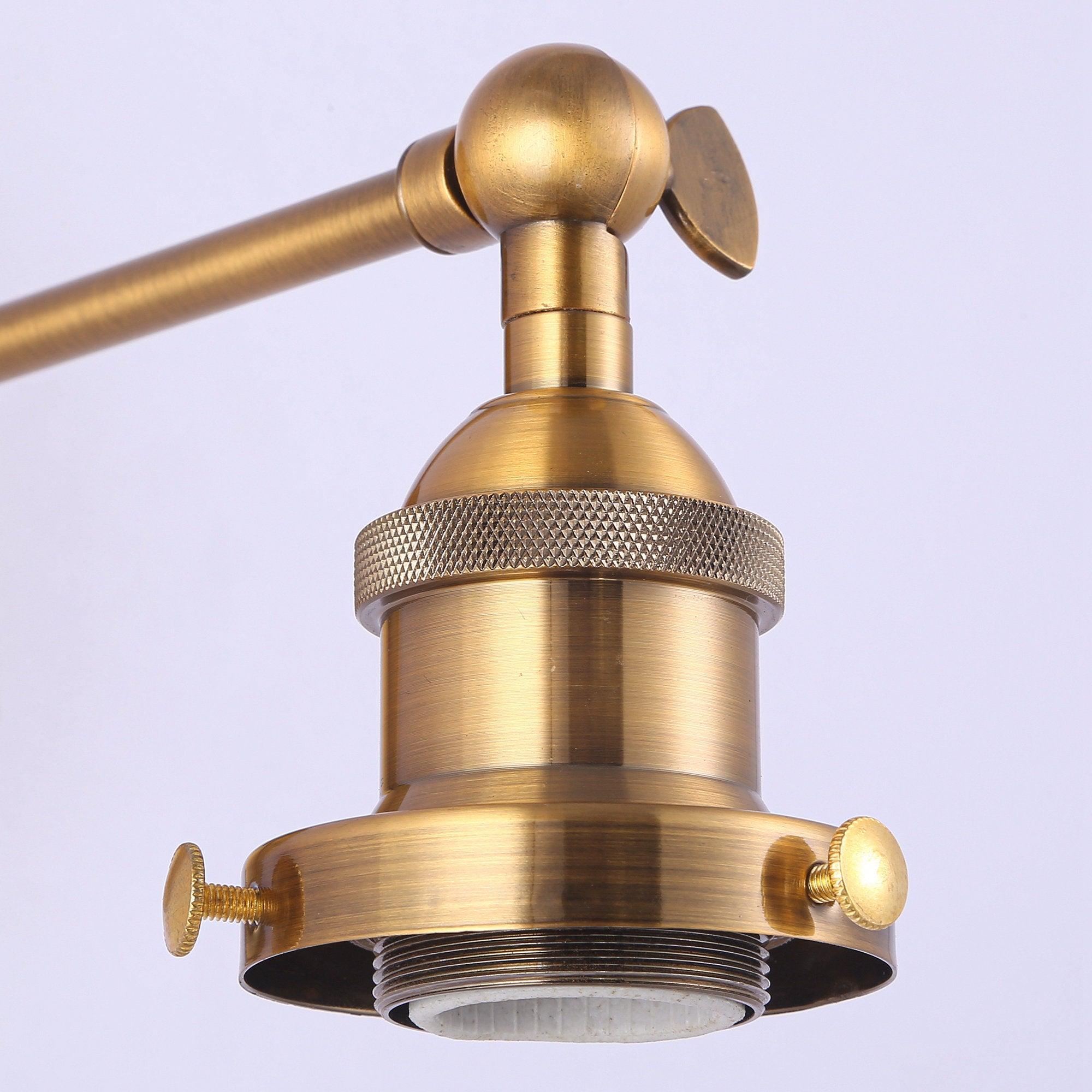 1-Light Traditional Rattan Golden Wall Sconce Light - ParrotUncle