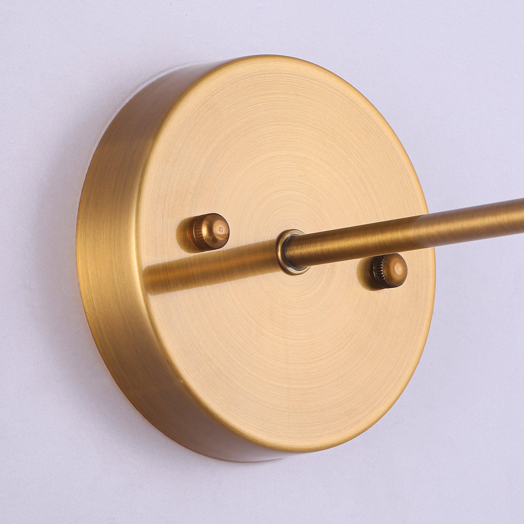 1-Light Traditional Rattan Golden Wall Sconce Light - ParrotUncle