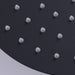 1-Spray Patterns with 1.8 GPM Round 10 in. Wall Mount Rain Fixed Shower Head Stainless Steel in Matte Black - ParrotUncle