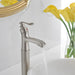 14.5-inch Tall Modern Single-handle Bathroom Sink Faucet with Drain - ParrotUncle