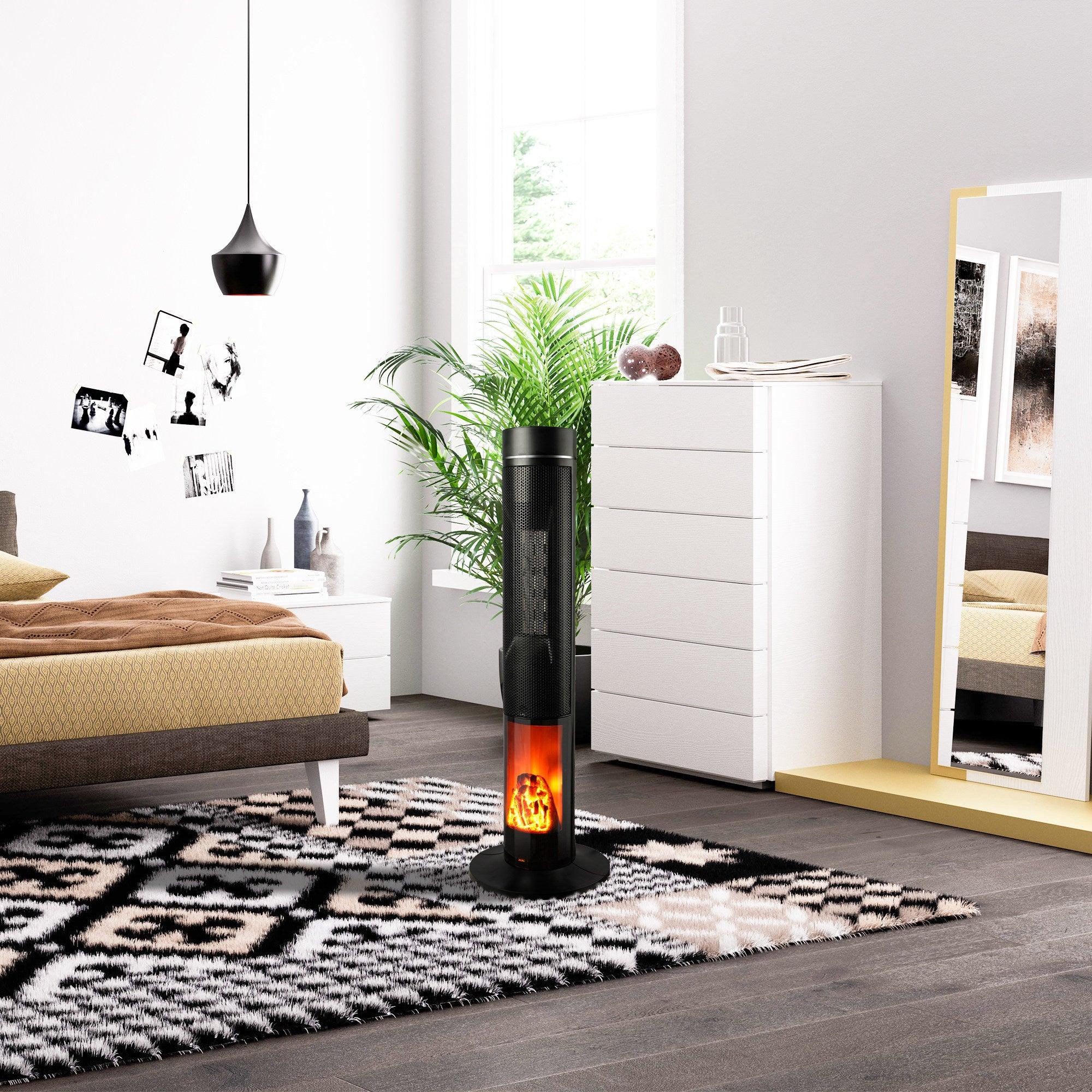 1500W Electric Space Heaters with Digital LED Display Remote Control