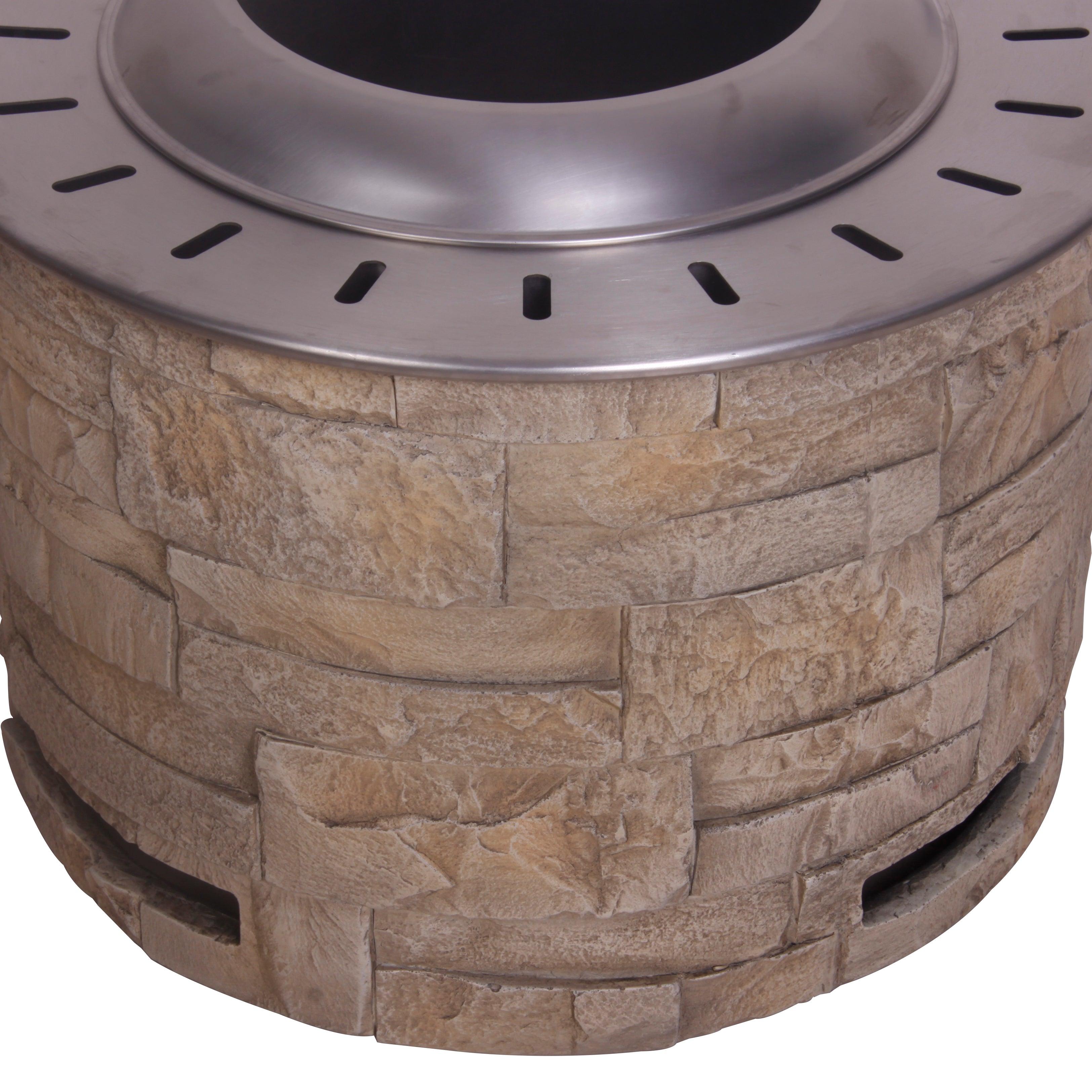Smokeless Firepit with Wood Pellet/Twig/Wood as The Fuel for Garden & Outdoor