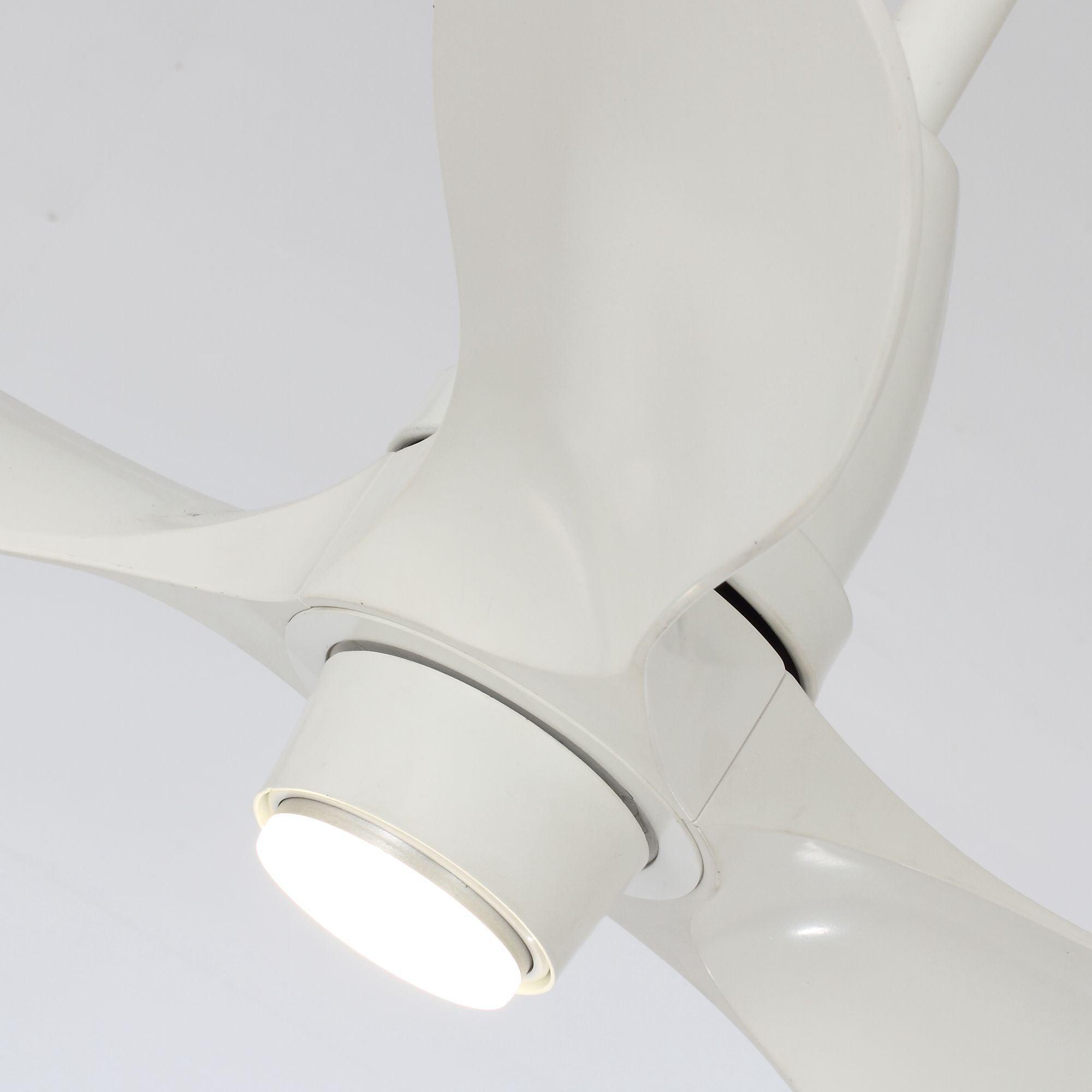 28" Kwang Rustic DC Motor Downrod Mount Reversible Ceiling Fan with LED Lighting and Remote Control - ParrotUncle