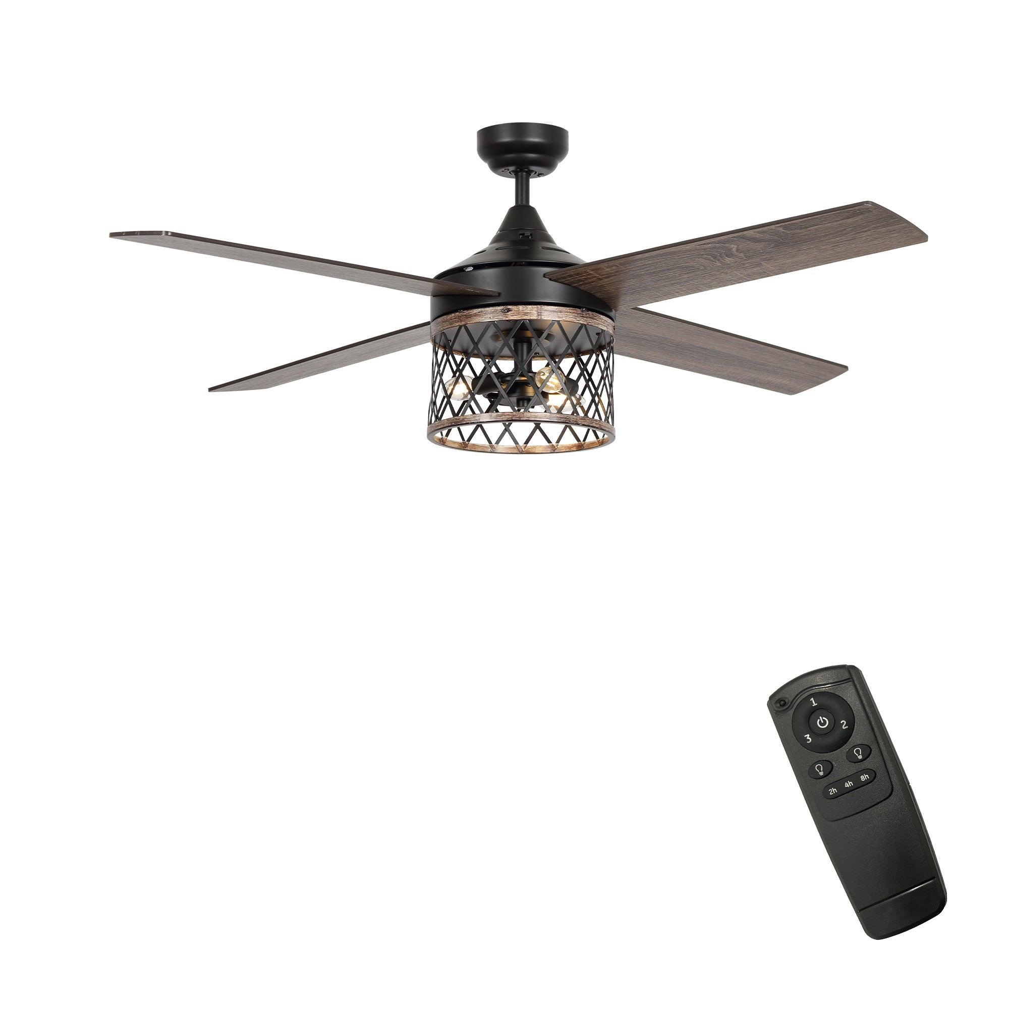 Ventilador de techo reversible Mirelle Farmhouse de 52