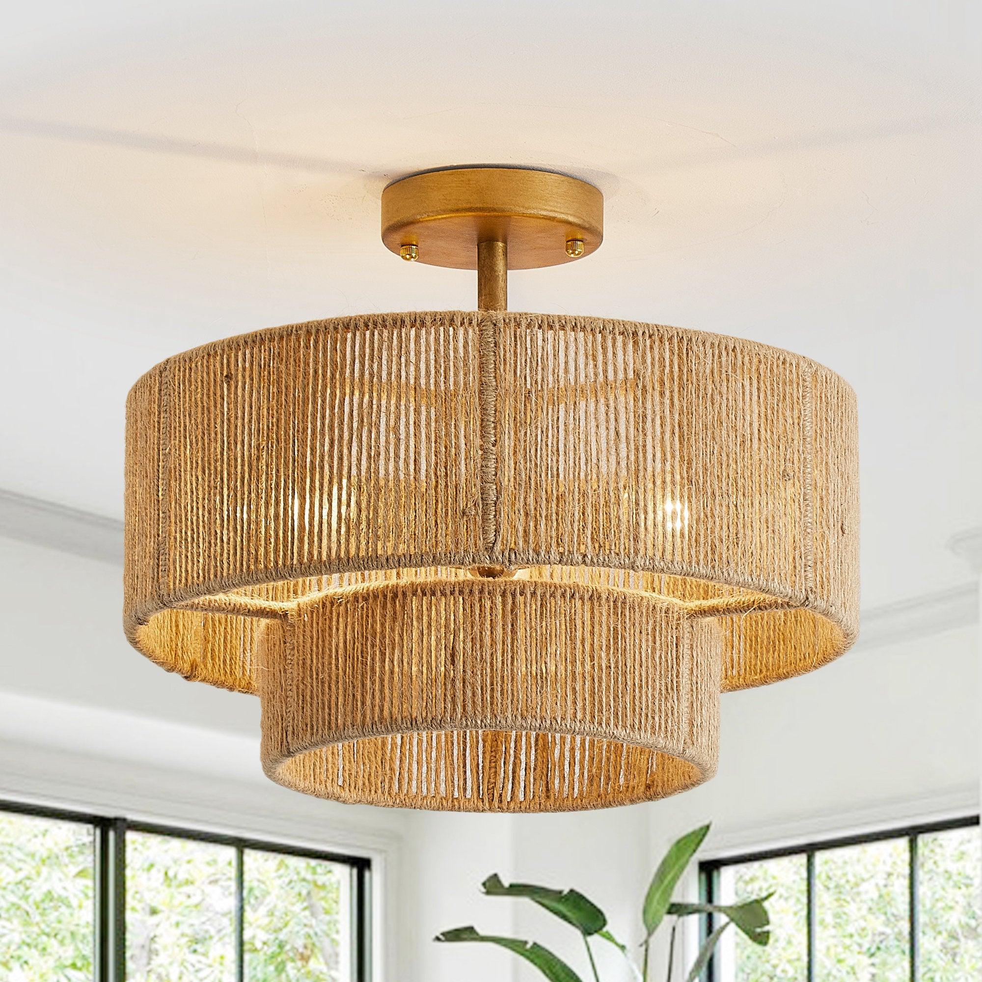 3-Light Traditional Flush Mount Light - ParrotUncle
