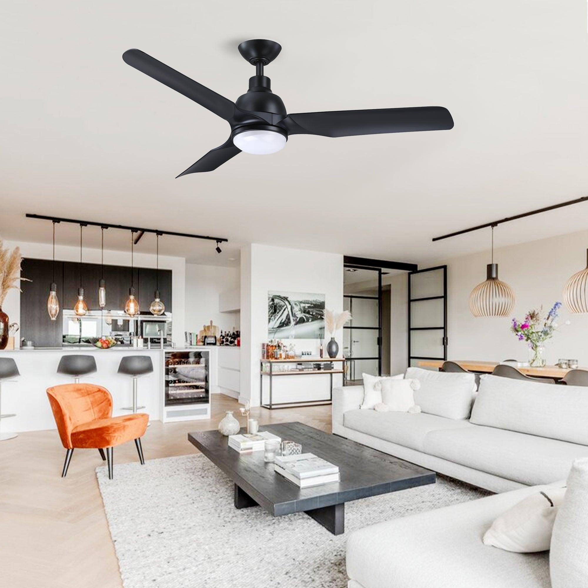 Ventilador de techo reversible de montaje en varilla industrial Cason de 52