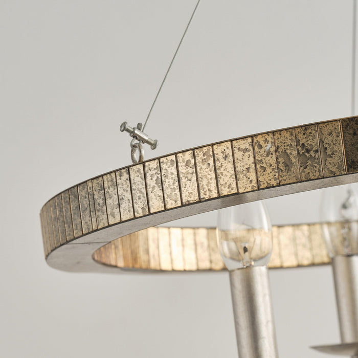 4-Light Iron Modern Pendant Lighting with Acrylic Lens - ParrotUncle