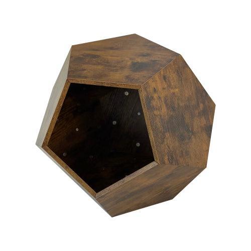 Mueble moderno para mascotas de 25,98 pulgadas, transportador de gatos, mesa auxiliar de sofá, macetero de MDF, mueble multifuncional, zumaque birmano