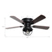 42" Traditional Flush Mount Reversible Ceiling Fan with Lighting and Remote Control - ParrotUncle