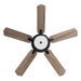 48" Athens Industrial Flush Mount Reversible Ceiling Fan with Lighting and Remote Control - ParrotUncle