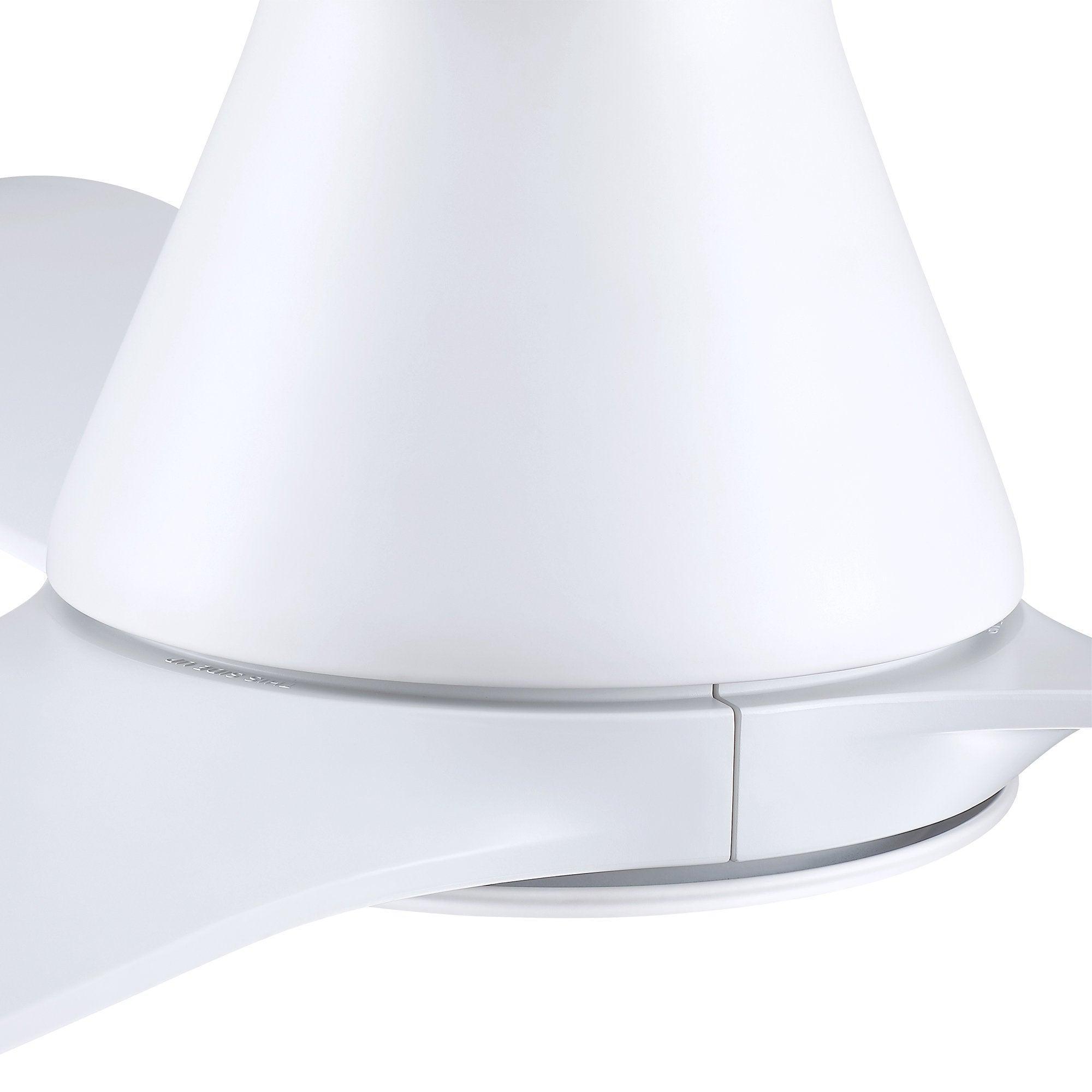 52" Ahmedabad Industrial DC Motor Flush Mount Reversible Ceiling Fan with LED Lighting and Remote Control - ParrotUncle