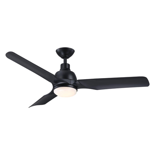 52" Cason Induatrial Downrod Mount Reversible Ceiling Fan with LED Lighting and Remote Control - ParrotUncle