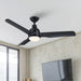 52" Cason Induatrial Downrod Mount Reversible Ceiling Fan with LED Lighting and Remote Control - ParrotUncle