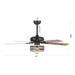 52" Hyderabad-Secunderabad Farmhouse Downrod Mount Reversible Ceiling Fan with Lighting and Remote Control - ParrotUncle
