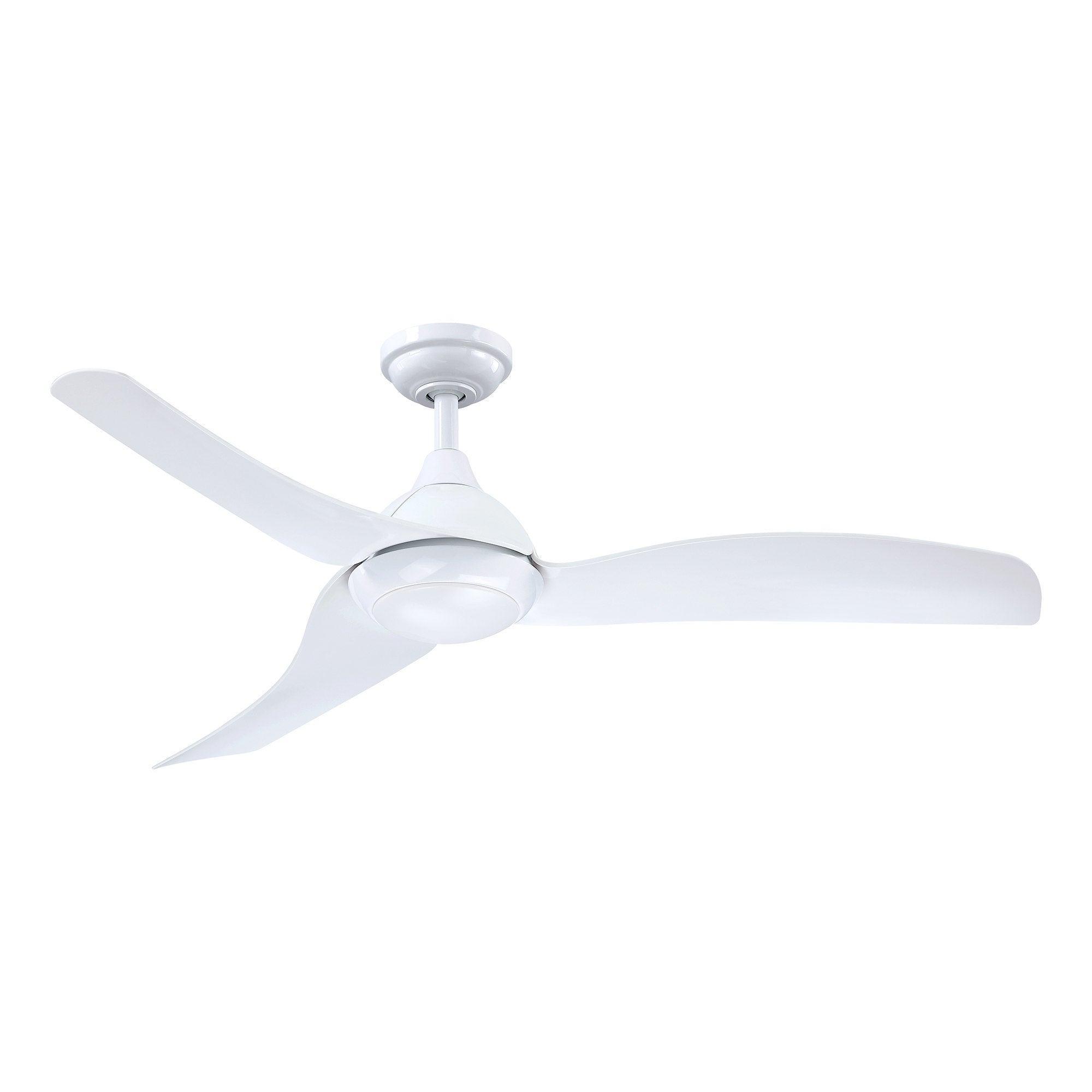 52" Industrial DC Motor Downrod Mount Reversible Ceiling Fan with LED Lighting and Remote Control - ParrotUncle