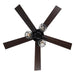 52" Kashmir Industrial Downrod Mount Reversible Ceiling Fan with Lighting and Remote Control - ParrotUncle