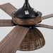 52" Kerala Farmhouse Downrod Mount Reversible Ceiling Fan with Lighting and Remote Control - ParrotUncle
