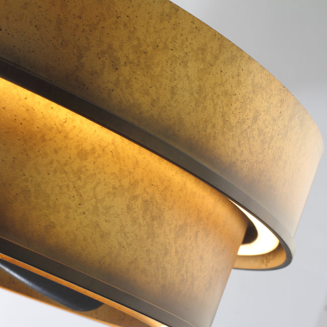 Perimost 32 Inch Eartha Antique Bronze Downrod Mount Luxury Fandelier with Light and Remote Control