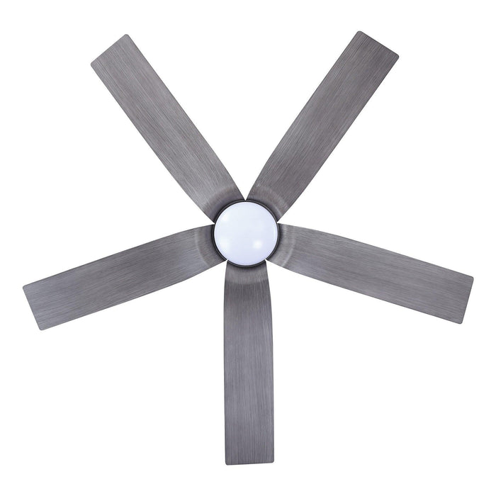 56" Genoa Modern DC Motor Downrod Mount Reversible Ceiling Fan with Lighting and Remote Control - ParrotUncle