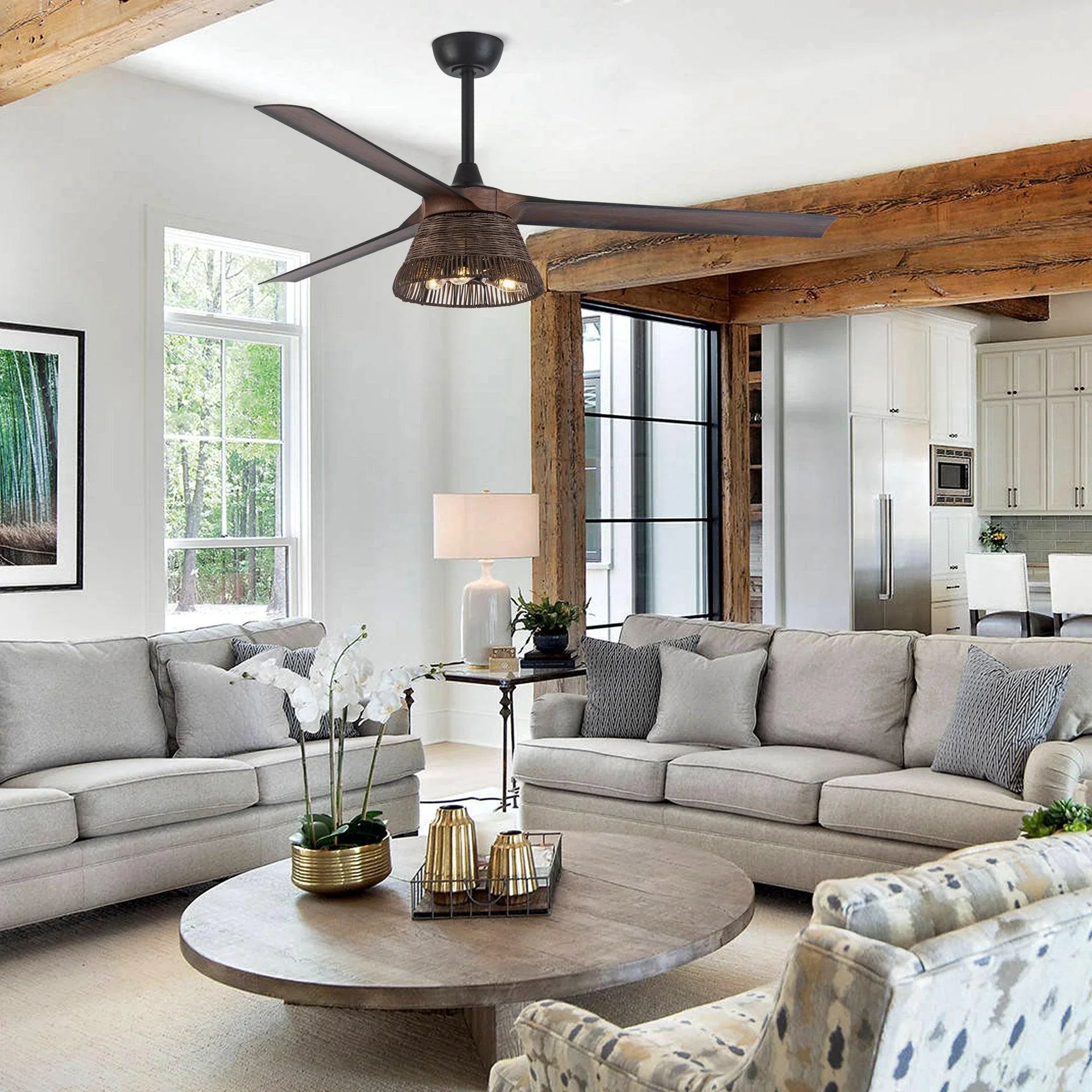 How to Choose Ceiling Fan Blade Material: ABS or Wood?