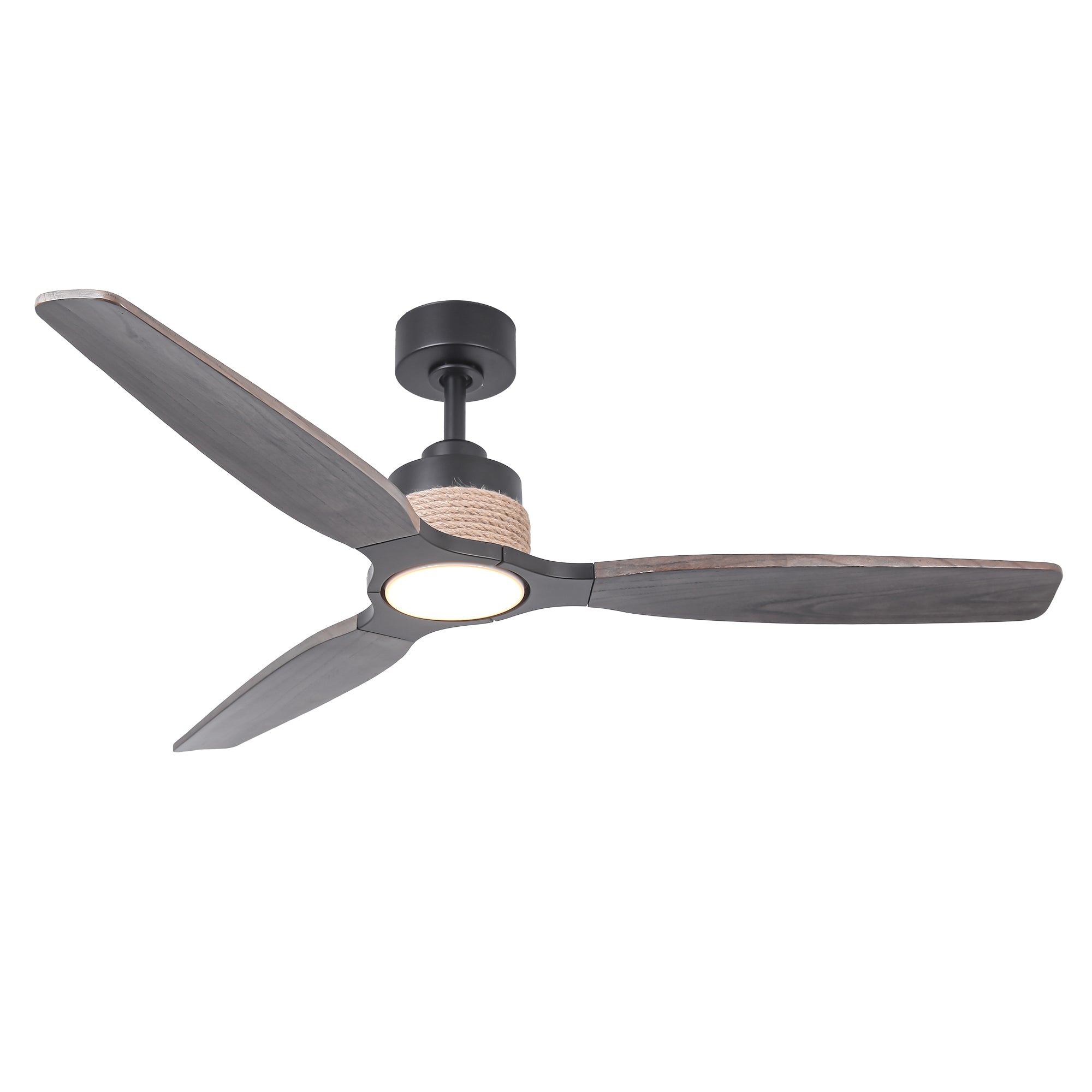 56 Inch Louise Downrod Mount LED Ceiling Fan with Remote Control